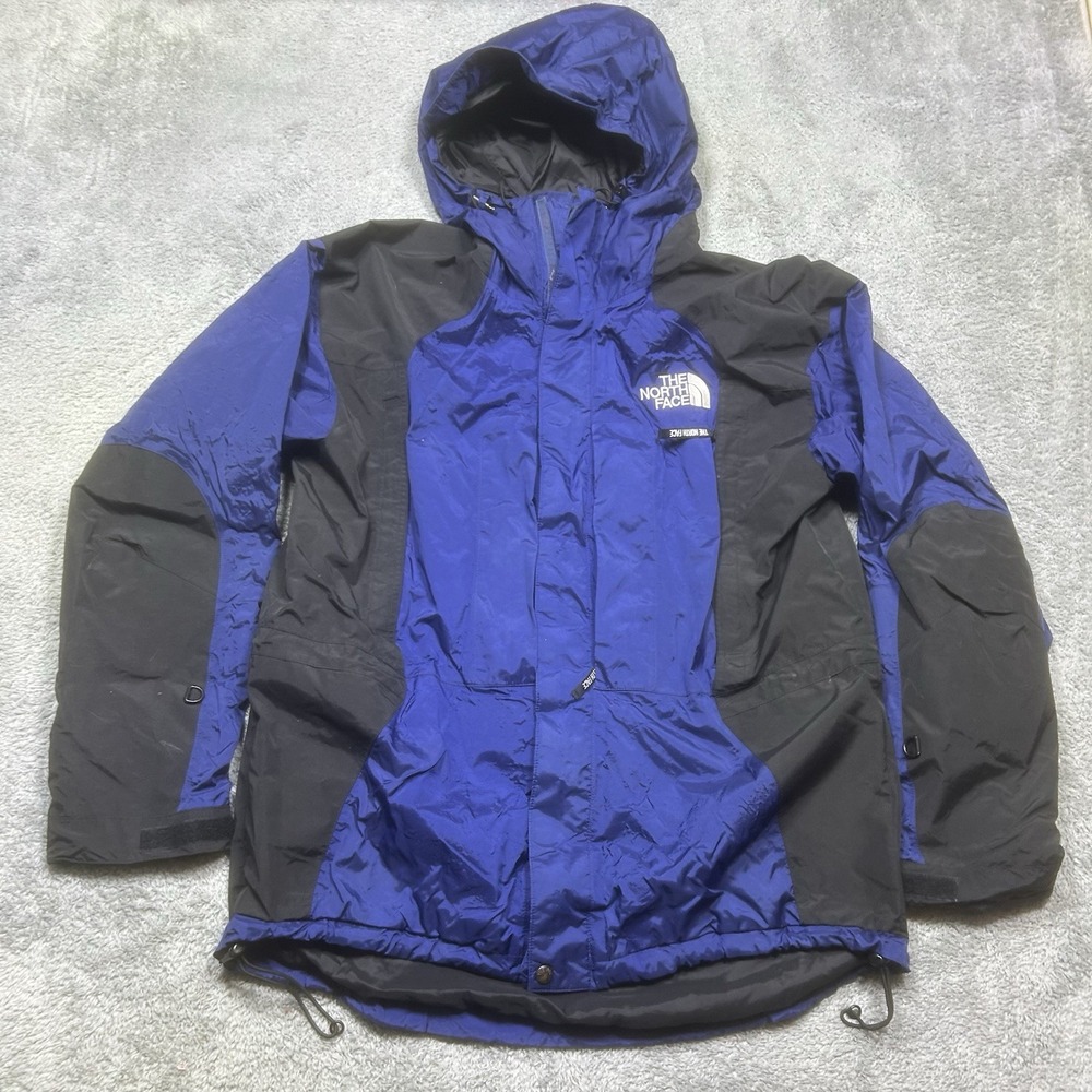 Vintage The North Face Jacket Mens L Blue‎ Black Gore-Tex Mountain Light Ski 90s